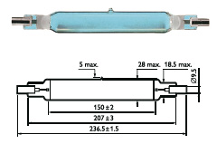 Promiennik podczerwieni HPM 20/B