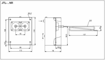 Termostat do nagrzewnic powietrza JTL-2…-11/JTL-8 NR…-17 NR  JTL-..NR