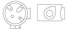 Junction and pulling boxes series S, EXd type SL