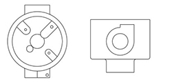 Junction and pulling boxes series S, EXd type SD