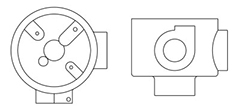 Junction and pulling boxes series S, EXd type SM