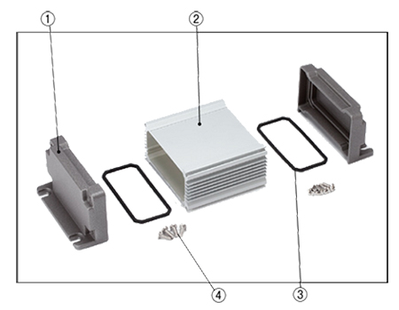 AW – aluminiowe obudowy zamknięte z radiatorem IP67