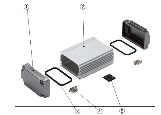 AWN – aluminiowe obudowy zamknięte z radiatorem IP67