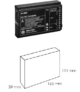 Przetwornice DC/DC w obudowie eurokaseta - seria TYP:M