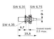 Złącza z zamknięciem gwintowym, seria SMC R 112 553 000 W