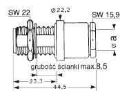 Złącza koncentryczne, seria N 50 Ω R 161 325 000 W