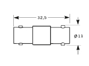 Złącza koncentryczne standardowe, seria BNC 75 Ω R 142 704 000 W
