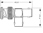 Złącza koncentryczne standardowe, seria BNC 50 Ω R141 789 000