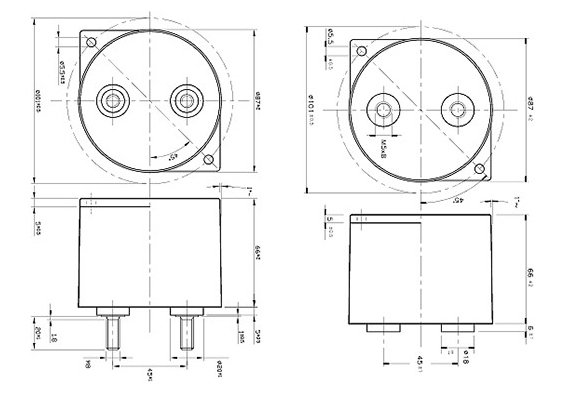 Kondensatory mocy DC seria LNK-P2L, LNK P2T