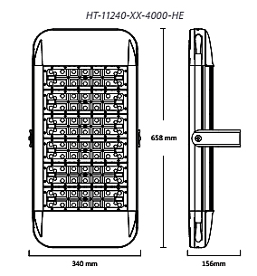 Oprawa high bay HT-11240 wymiary