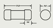 BEZPIECZNIKI SZYBKIE RURKOWE STANDARD FERRULE FWH