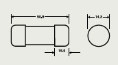 BEZPIECZNIKI SZYBKIE RURKOWE STANDARD FERRULE FWH