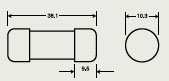 BEZPIECZNIKI SZYBKIE RURKOWE STANDARD FERRULE KTK