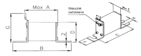 BEZPIECZNIKI PRZYKRĘCANE DIN 43653 wymiary