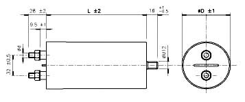 Kondesatory mocy DC seria LNK-P3X