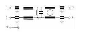 FILTRY JEDNOFAZOWE SERII F.LL.E2.***A.SR.W.*  - 1A[&]5A SRW2