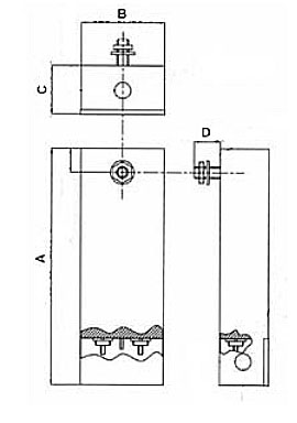 FILTRY JEDNOFAZOWE SERII F.LL.E2.***A.SR.W.*  - 30A SRW1 wymiar