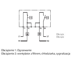 Termostat podwójny ZR 011