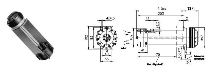 POMPKI FIRMY ebm- ZANURZENIOWE P2J 076-AC25-012 