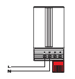 Ogrzewacz z termostatem seria CSF 060 - 50W do 150W schemat podłaczenia