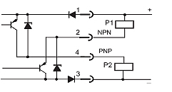 CZUJNIKI OPTYCZNE ODBICIOWE TOO, NPN/PNP DC 4 PRZEWODY