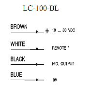 CZUJNIKI OPTYCZNE SERIA LC-100 wyjście z tanzystorem NPN