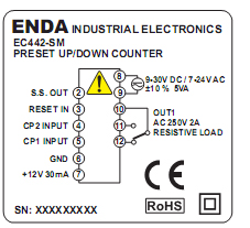 LICZNIK EC442 schemat połączeń 2