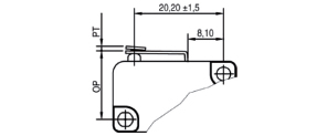 MIKROPRZEŁĄCZNIKI MICROSWITCH A01 dżwignia prosta