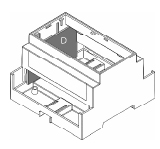 Obudowy na szynę DIN modułowe serii CNMB montaż PCB