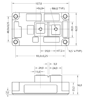 MODUŁY ELEKTROIZOLOWANE FIRMY POWEREX DIODA SZYBKA rysuenk 18