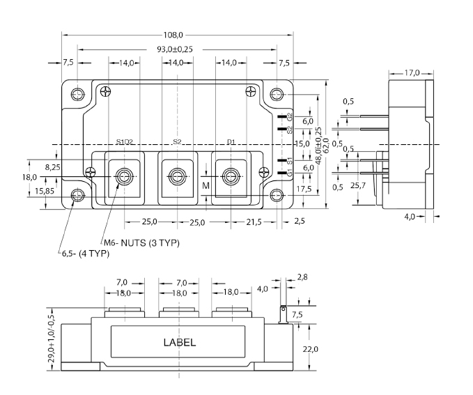 MODUŁY SIC MOSFET I generacja