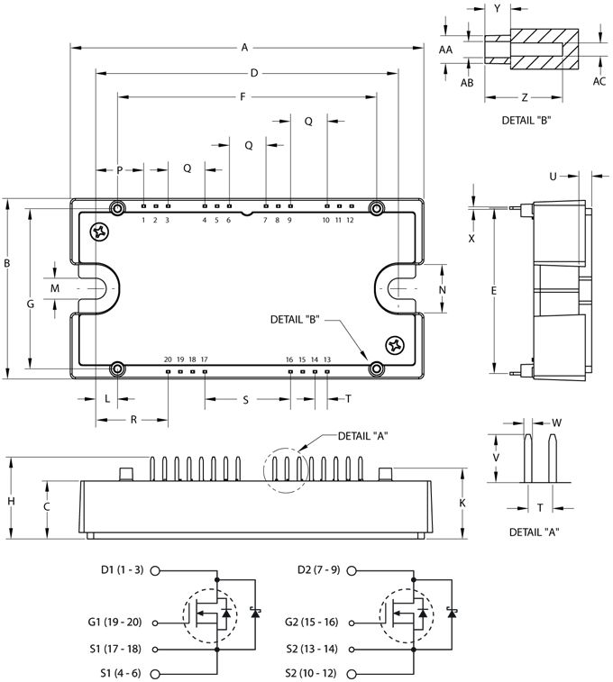 MODUŁY SIC MOSFET  II generacja