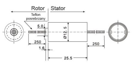 Elektryczne, slizgowe złacza obrotowe (Slip Rings) [seria miniaturowa] KYM24A