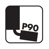 P 90 Pulpit, głębokość 90 mm