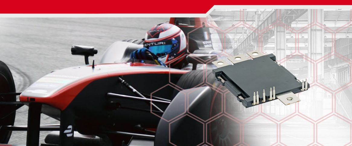 High power density SiC power module for Formula E: requirement, design considerations and the test results