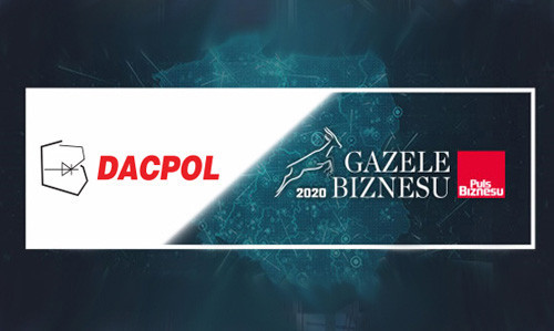 "Gazele Biznesu" ranking - another success of DACPOL in this passing year 2020
