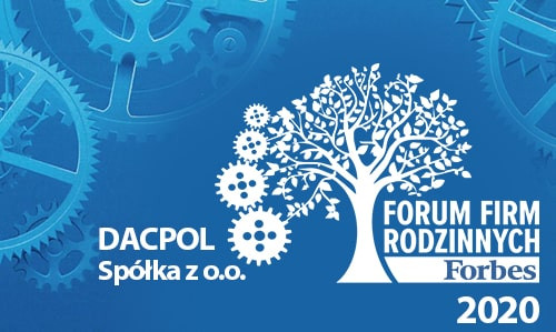 DACPOL wśród 'Najcenniejszych firmy rodzinnych' roku 2020