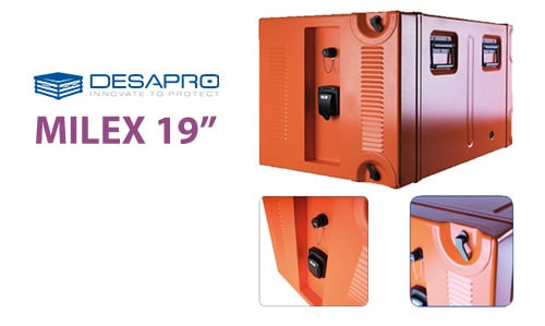 New transport crates 19” from DESAPRO - MILEX series