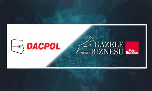 Ranking „Gazele Biznesu” 2020 - kolejny sukces DACPOLU