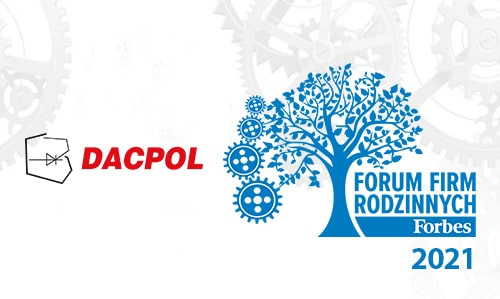 DACPOL in the Forbes magazine's ranking "Most Valuable Family Companies" 2021